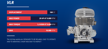 Load image into Gallery viewer, Vortex ROK VLR 100cc Electric Start Engine Package